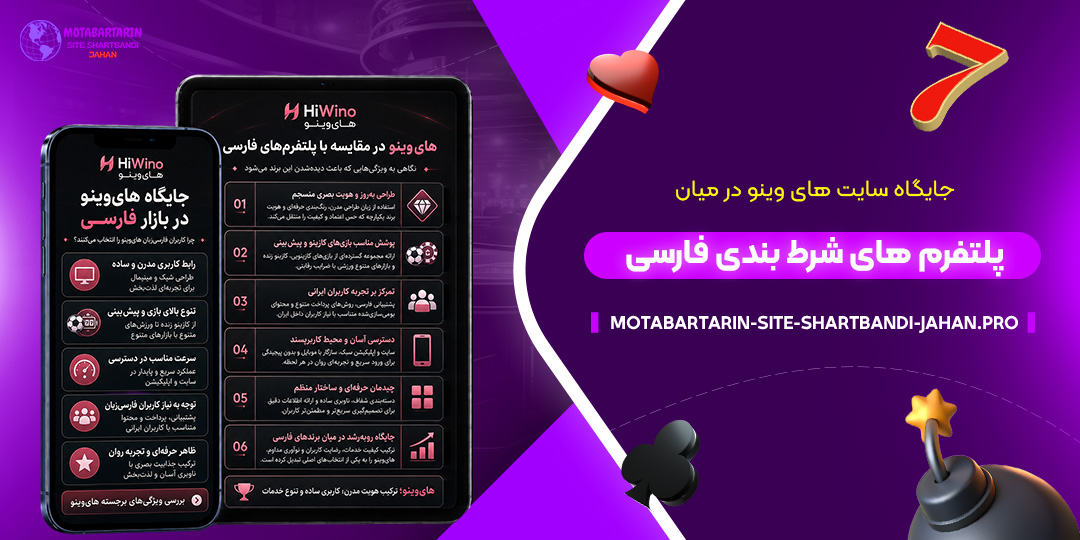 جایگاه-سایت-های-وینو-در-میان-پلتفرم‌های-شرط-بندی-فارسی